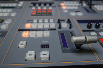 Video and audio Control Mixing Desk, Television Broadcasting