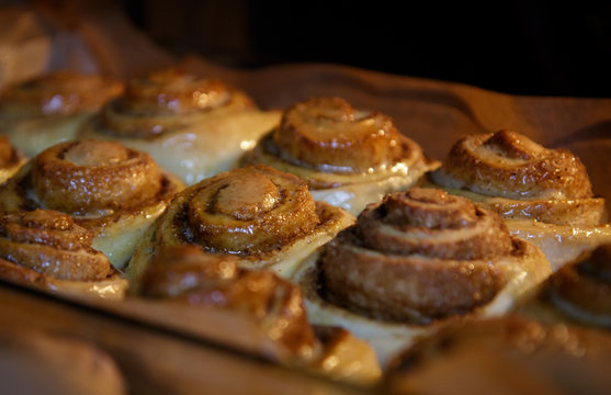 Tasty baked foods, culinary art, cinnamon cookies