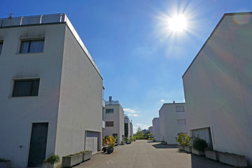 wohnhäuser, köniz, bern, schweiz © Schlierner