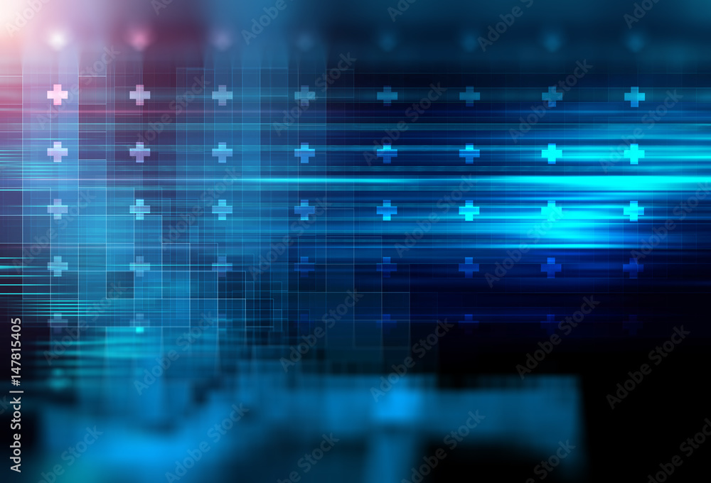 Poster colorful geometric grid and blur abstract background