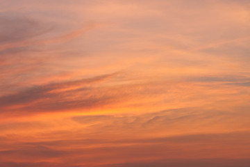Texture of beautiful cloudscape in twilight sky