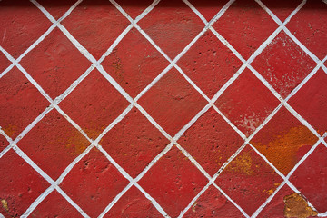 Puebla brick tiled mexican pattern