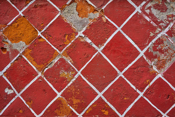 Puebla brick tiled mexican pattern