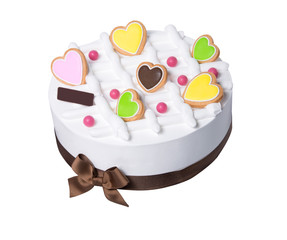 cake for valentino day or ice cream cake.