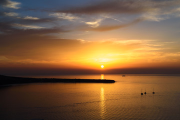 Sunset in Oia