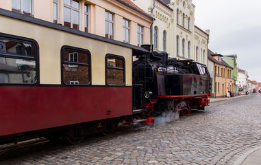 Molli, Lokomotive durch Bad Doberan