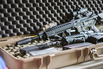 Naklejka premium Airsoft Gun