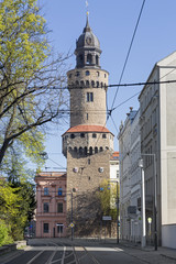 Obraz premium Der Reichenbacher Turm in Görlitz, Ostdeutschland
