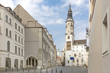 Altstadt von Görlitz mit Rathausturm