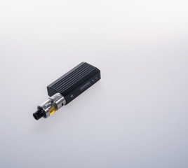 electronic cigarette or vaping device on background.