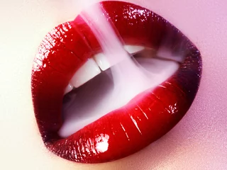lippen kunst make-up nahaufnahme © looking2thesky