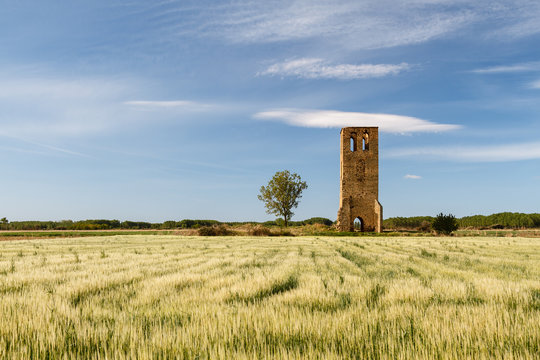 Torre romana de Fresno de la Valduerna, Le&oacute;n, Espa&ntilde;a.