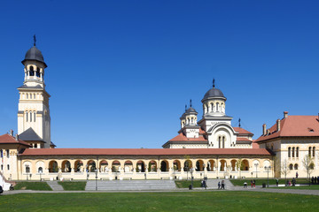 coronation cathedral of the Romanian Orthodox Church of  Alba Iulia, Transylvania, Romania