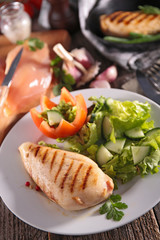 grilled chicken fillet