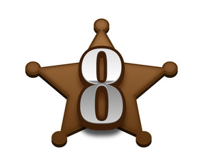 8th celebration event number for poster or invitation