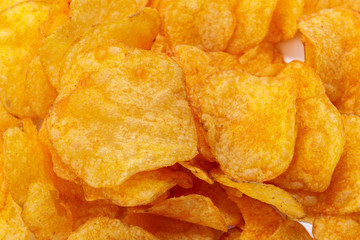 Potato chips background