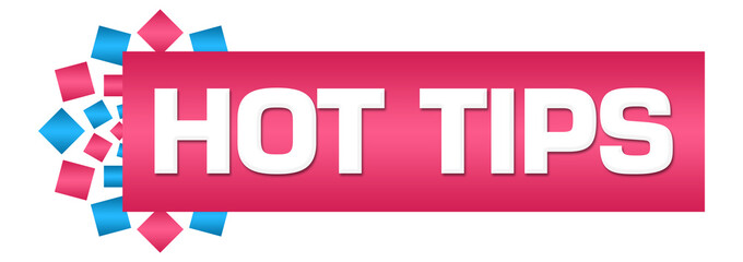 Hot Tips Pink Blue Circular Bar 