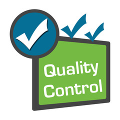 Quality Control Green Blue Circle Square 
