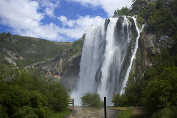 Krcic waterfall near Knin, Croatia