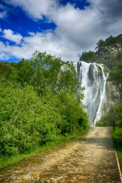 Krcic waterfall near Knin, Croatia