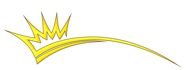 Logo gold crown. 