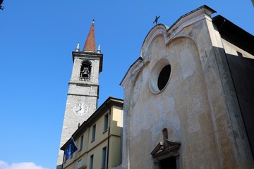 Parish Church of San Giorgio in Varenna on Lake Como, Lombardy Italy
