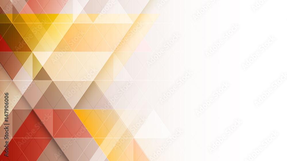Poster abstract vector background with geometric triangular pattern.