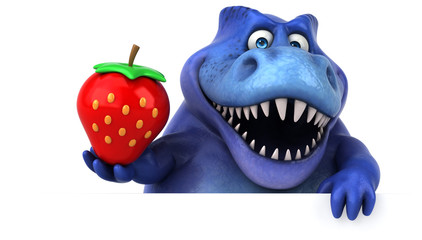 Fun dinosaur - 3D Illustration