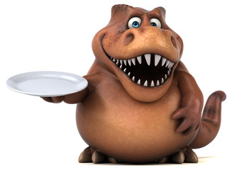 Fun Trex - 3D Illustration © Julien Tromeur