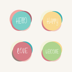Vector Circle Badges