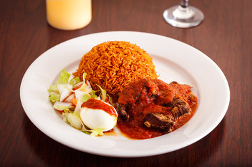 West African Jollof Rice with Fish