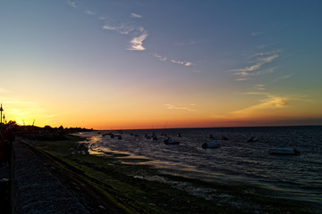 Sunset in la Flotte en R&eacute; - Ile de R&eacute; - France