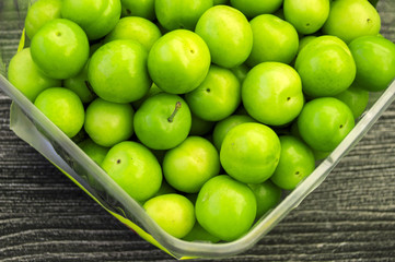 Sour green plum, the most wonderful and mouth watering sour plums, sour plums for the pregnant
