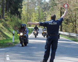 Motorrad - Kontrolle im Odenwaldkreis