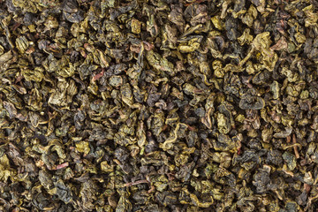 Green oolong tea background