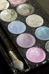 Used Eye Shadow Close Up