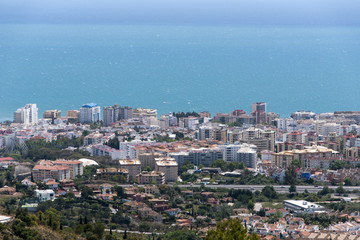 Fototapeta na wymiar vistas del municipio de Marbella en la costa del sol, Málaga