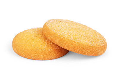 Oatmeal cookies  on white background