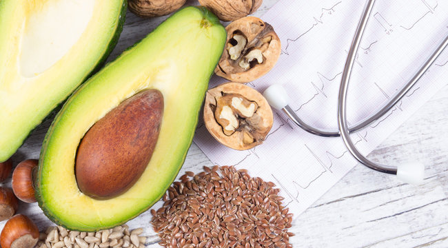 Sources of omega 3 fatty acids contained in the food.