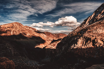 Naklejka premium Light and shadow in yosemite