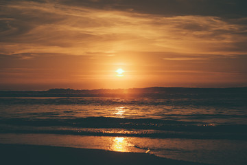 Obraz premium sunset beach