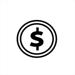 Coin line icon.