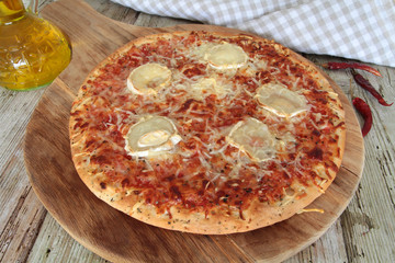 pizza au fromage de chèvre