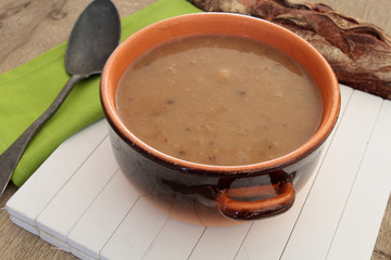 soupe aux champignons