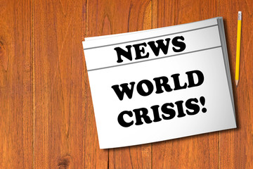 World Crisis Concept