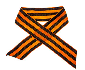 St George ribbon on white