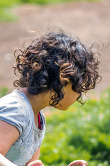 Curly child