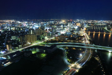 Fototapeta na wymiar 新潟夜景