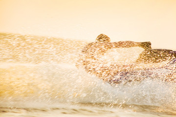 Jet Boat in motion