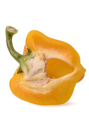 Fototapeta na wymiar half of sweet pepper
